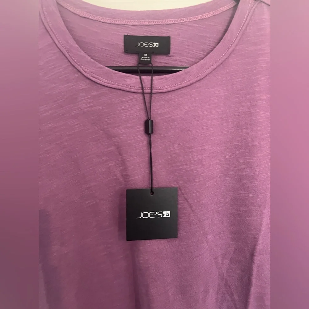 Joe’s Jeans Grape Haze Short Sleeve Tee Medium NWT - Picture 5 of 7